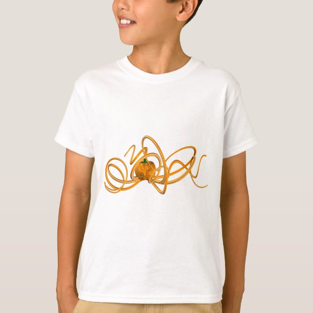 Orange Bläckfisk T Shirt (Framsida)