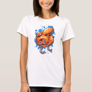orange bläckfisk - tee