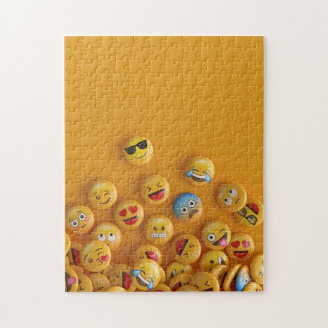 Orange Bliss Emoji Collection Pussel (Vertikal)