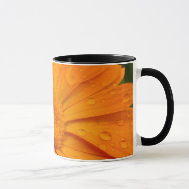 Orange blomma mugg (Höger)