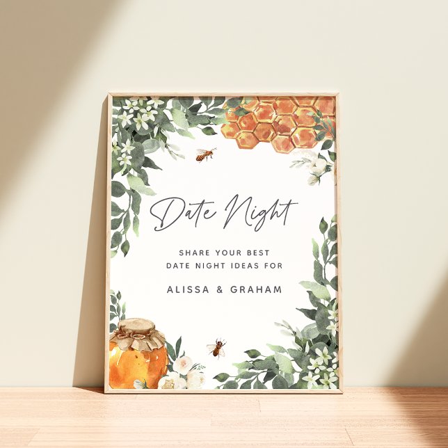 Orange Blommar Bas Möhippa Undertecknet Burk Poster (Skapare uppladdad)