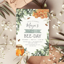 Orange Blommar honungsbiprodukt-Födelsedagsfest