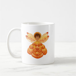 Orange Blommar Pixie Mugg