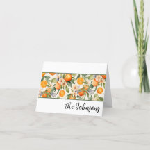 Orange Blommar - vattenfärgslager