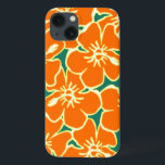 Orange Blommigt Hibiscus Hawaiian Flowers Telefonv<br><div class="desc">Har en orange av hawaiisk hibiscus-blomma. Om du vill ha fler orangar kan du besöka resten av butiken!</div>