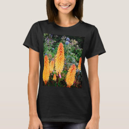 Orange blommor t shirt