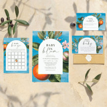 Orange Blossom Chic Baby Shower