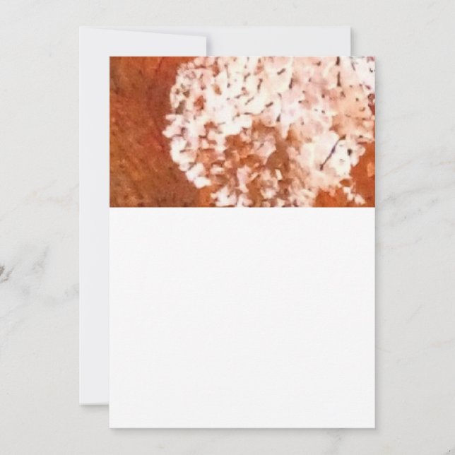 Orange blossom Flat Card (Framsida)