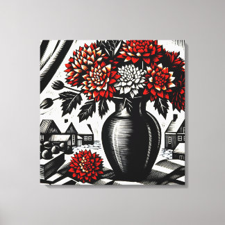 Orange Blossoms Canvastryck