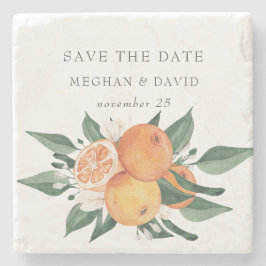 Orange Blossoms Citrus Botanical Wedding   Stenunderlägg