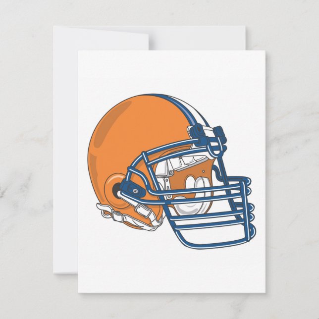 Orange blue helmet (Framsida)