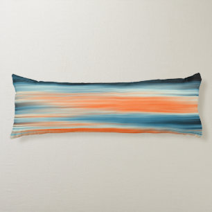 Orange Blue Rand Kroppskudde