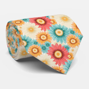 Orange Blue Red White Summer Flowers Slips