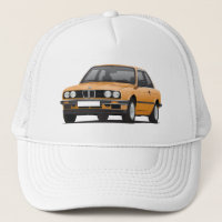 Orange BMW 3 serie (E30)