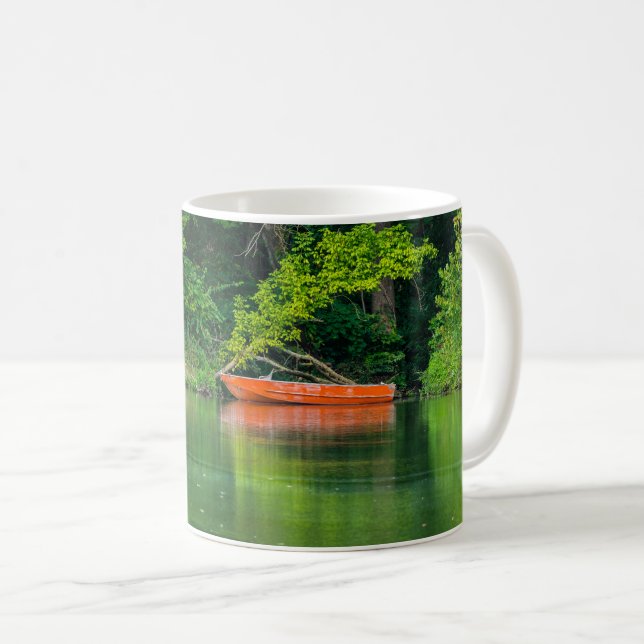 Orange Boat Coffee Mugg (Framsida höger)