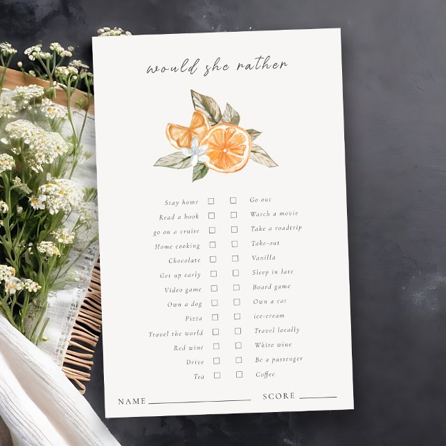Orange Boho skulle hon hellre Möhippa spel (Skapare uppladdad)