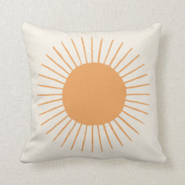 orange boho sol sovsal dekor kudde