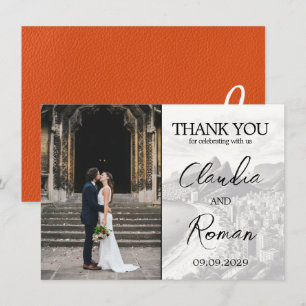 Orange Brasilien Passport Tack Kort