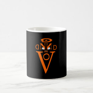 Orange Brev Ansikte Mugg