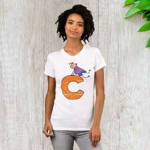 ORANGE BREV C T SHIRT
