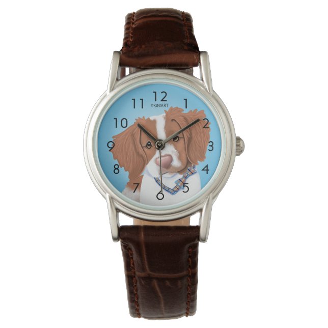 Orange Brittany Wrist Watch Armbandsur (Framsida)
