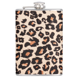 Orange Brown Black Leopard Animal Print Fickplunta