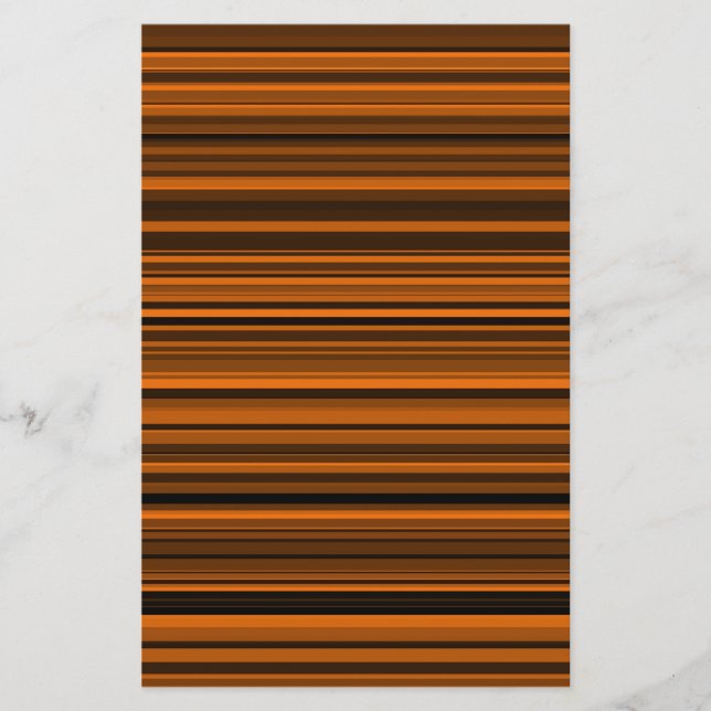Orange Brown Black Rand Brevpapper (Framsida)