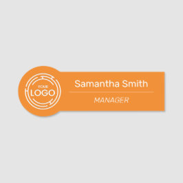 Orange Business Logotyp Employee Namnbricka