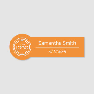 Orange Business Logotyp Employee Namnbricka