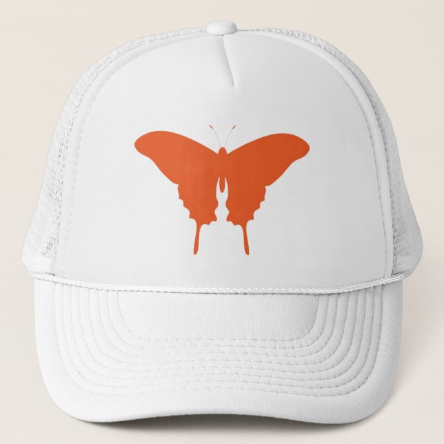 Orange Butterfly Art-Truckerkeps Keps (Framsida)
