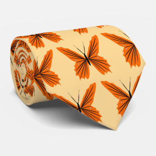 Orange Butterfly Design Slips