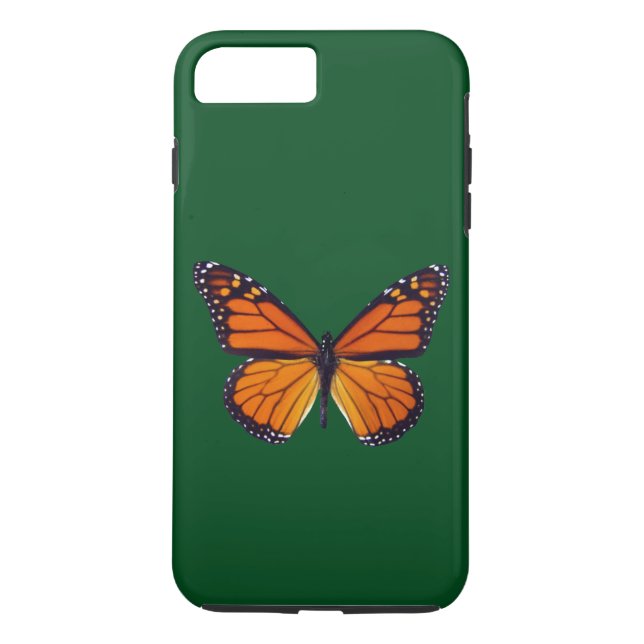 Orange Butterfly iPhone 7 Fodral Case-Mate iPhone Skal (Baksida)