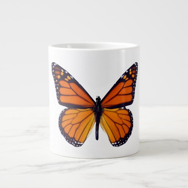 Orange Butterfly Jumbo Mugg (Framsidan)