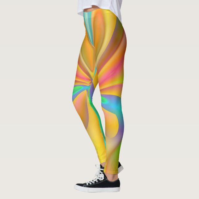 Orange Butterfly Leggings (Vänster)