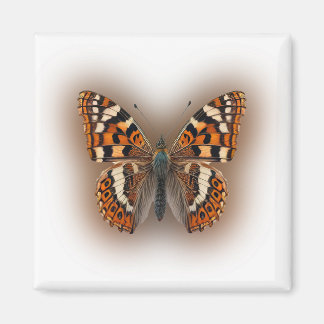 Orange Butterfly Magnet