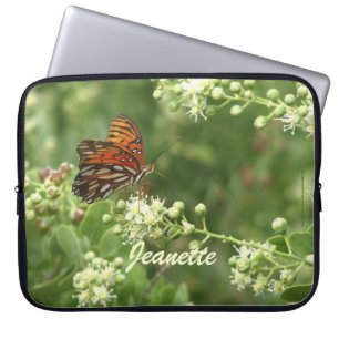 Orange Butterfly, Namn, Dator Laptop Fodral