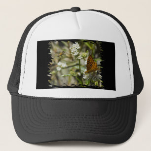 Orange Butterfly och Bee Keps
