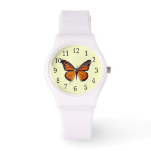 Orange Butterfly Watch Armbandsur