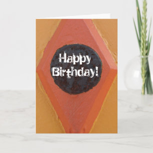 Orange Byggnad Detail, Grattis på födelsedagen! Kort