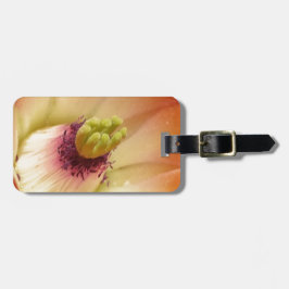 Orange Cactus Flower Bagagebricka