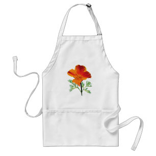Orange California Poppy Förkläde