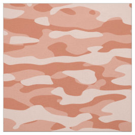 Orange Camo Fabric Tyg