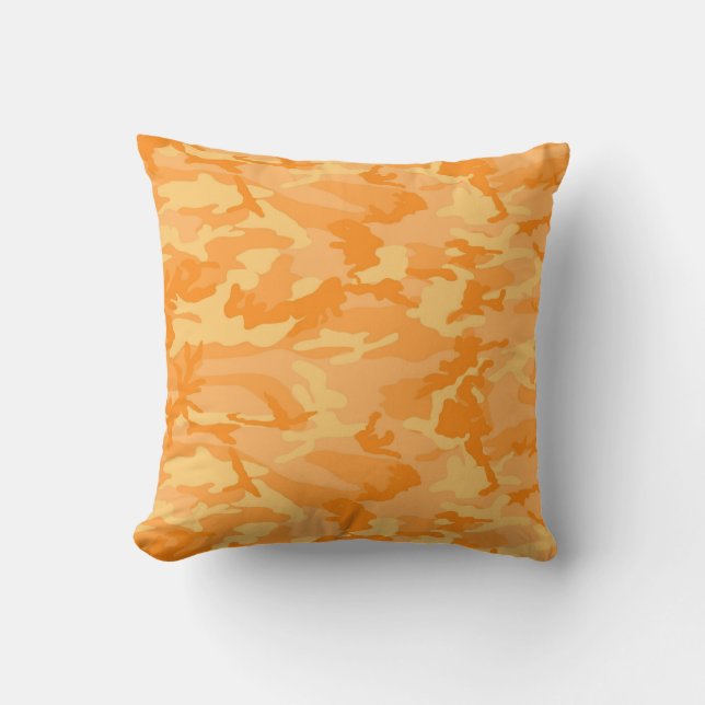 Orange Camo Kudde (Framsida)