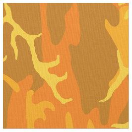 Orange Camo Tyg