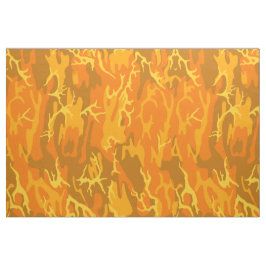 Orange Camo Tyg