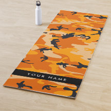 Orange Camouflage Ditt namn anpassar