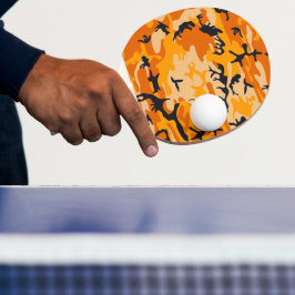 Orange Camouflage, militär, armé Pingisracket