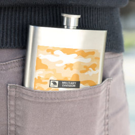 Orange Camouflage Pattern Military  Fickplunta