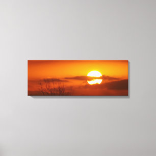 Orange Canvastryck