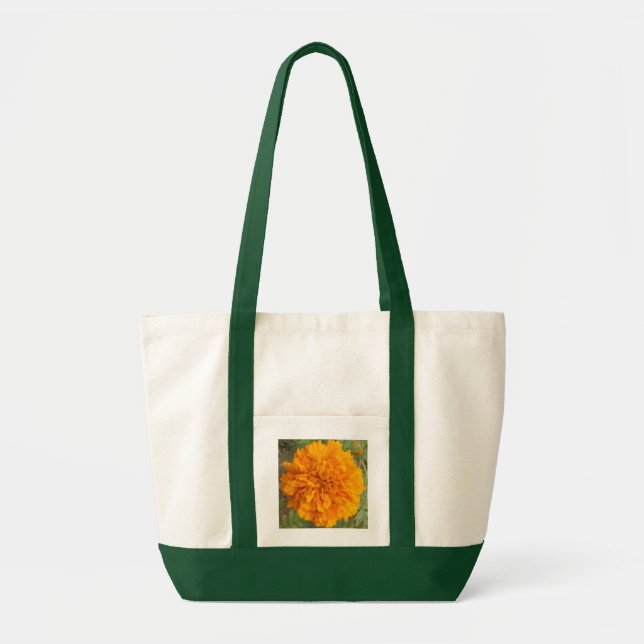 Orange Carnation bag - välj stil & färg Tygkasse (Framsidan)